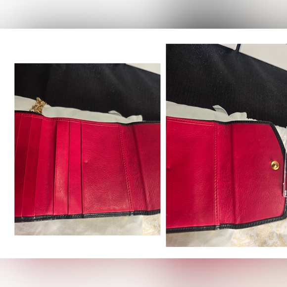 🔥💯AUTH VINTAGE CHRISTIAN DIOR DIOR CLASP COMPACT GAMAGUCHI LEATHER WALLET - Picture 14 of 15